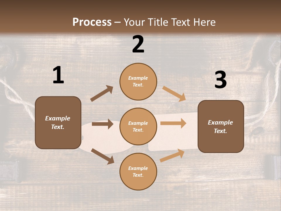 A Wooden Wall With Two Keys And A Tag On It PowerPoint Template