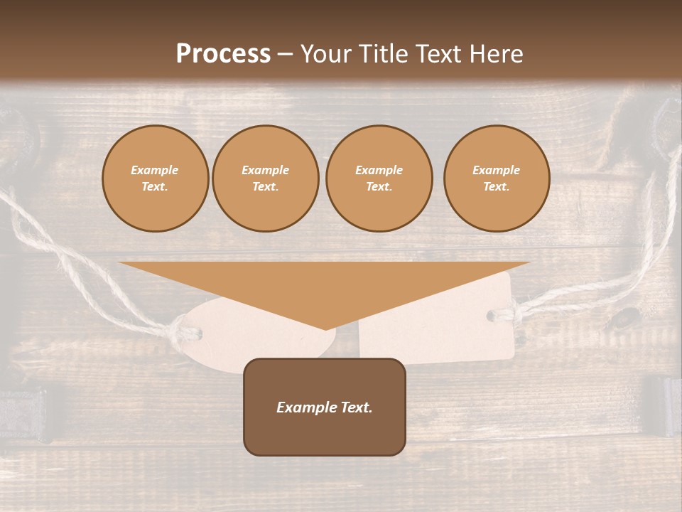 A Wooden Wall With Two Keys And A Tag On It PowerPoint Template