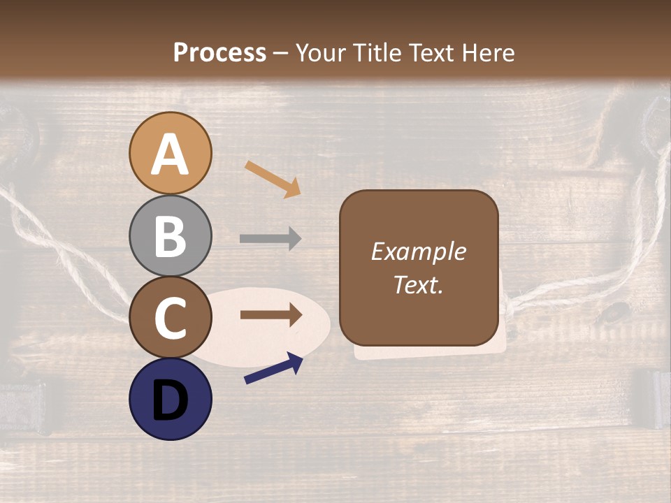 A Wooden Wall With Two Keys And A Tag On It PowerPoint Template