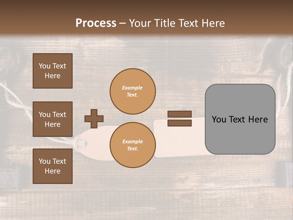 A Wooden Wall With Two Keys And A Tag On It PowerPoint Template