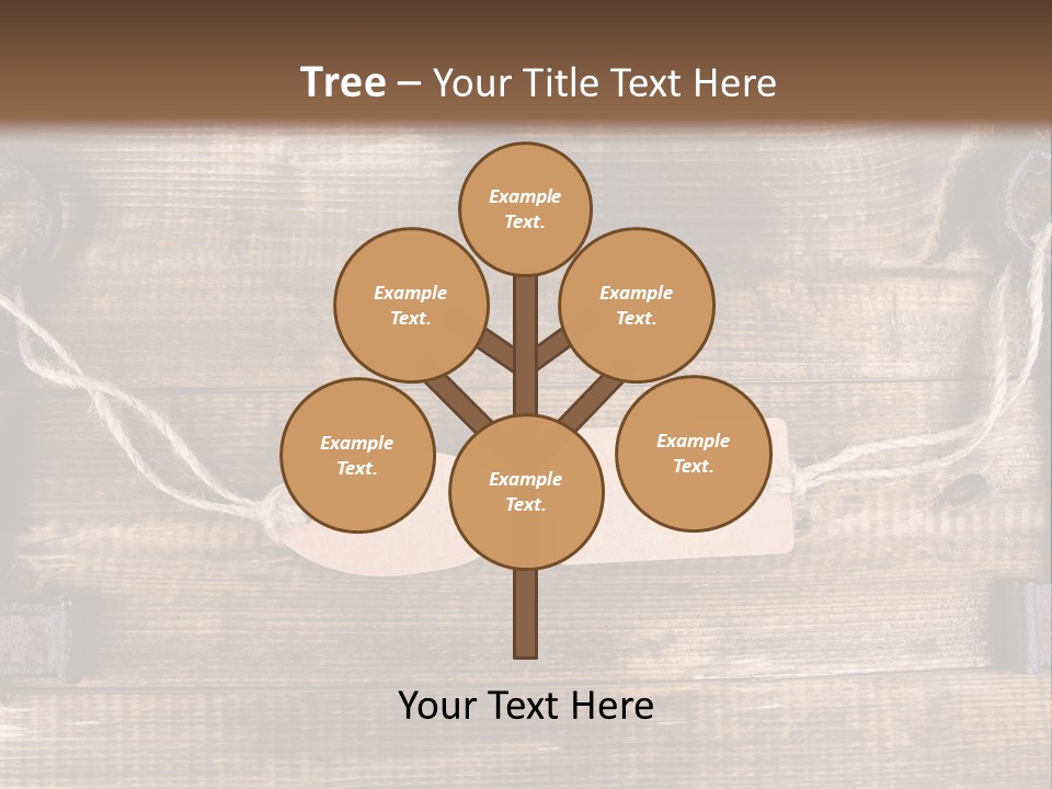 A Wooden Wall With Two Keys And A Tag On It PowerPoint Template