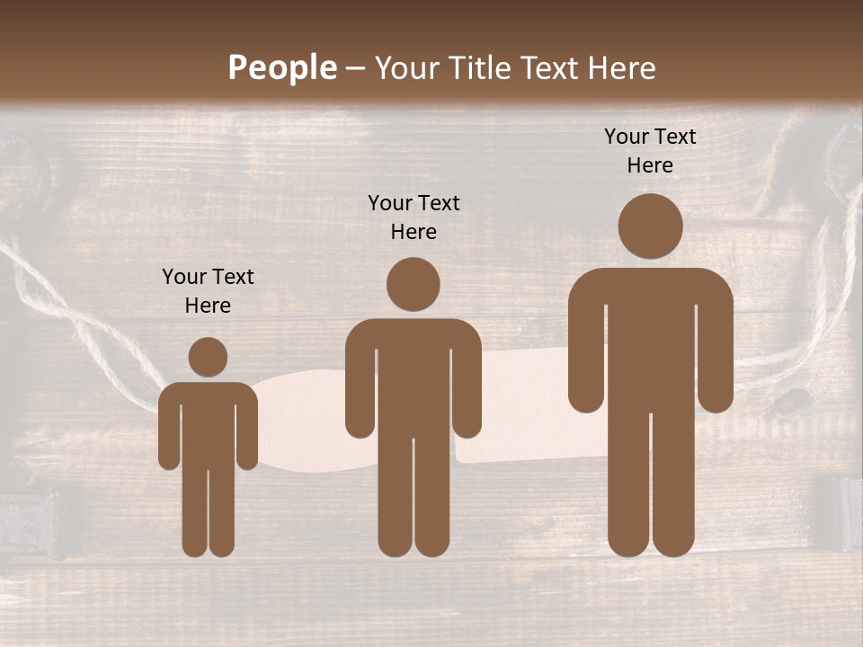 A Wooden Wall With Two Keys And A Tag On It PowerPoint Template