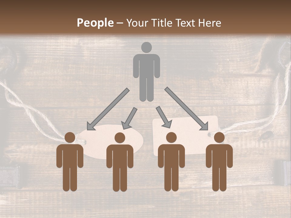 A Wooden Wall With Two Keys And A Tag On It PowerPoint Template