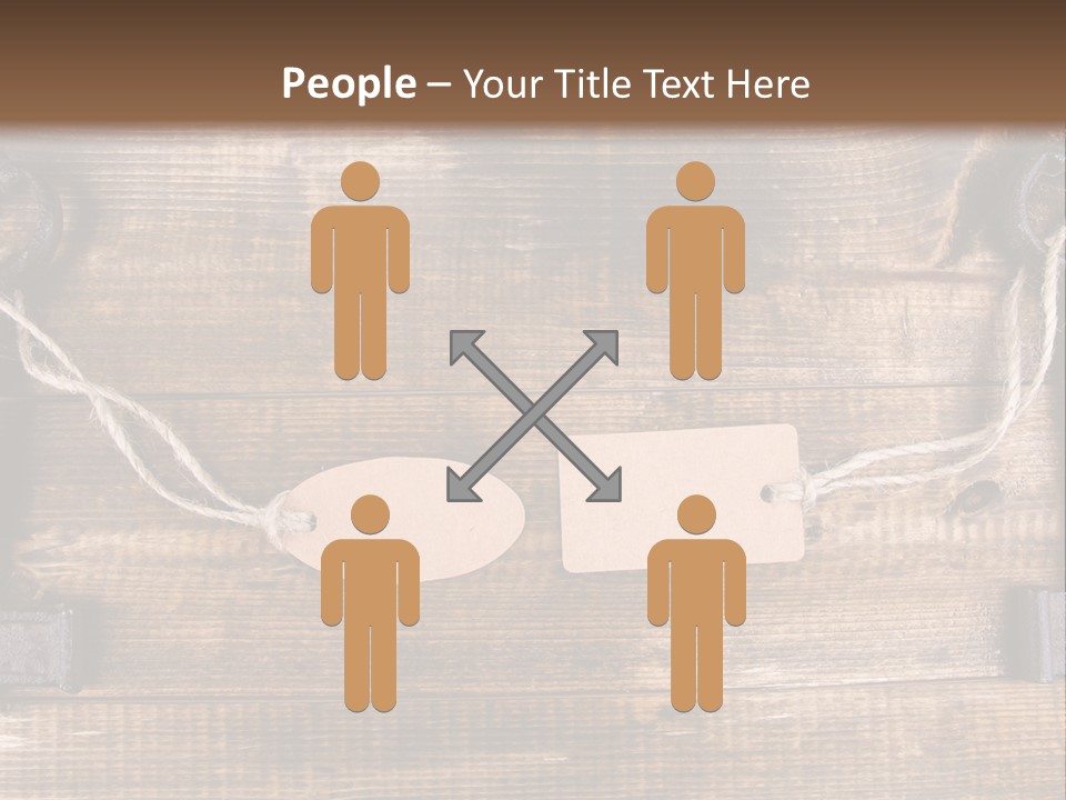 A Wooden Wall With Two Keys And A Tag On It PowerPoint Template