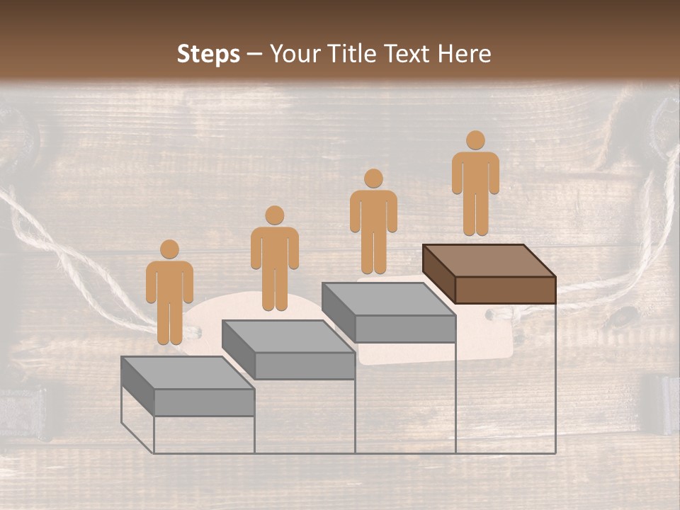 A Wooden Wall With Two Keys And A Tag On It PowerPoint Template