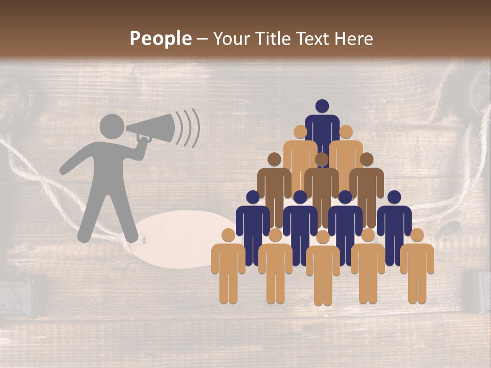 A Wooden Wall With Two Keys And A Tag On It PowerPoint Template