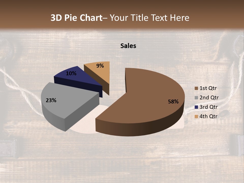 A Wooden Wall With Two Keys And A Tag On It PowerPoint Template