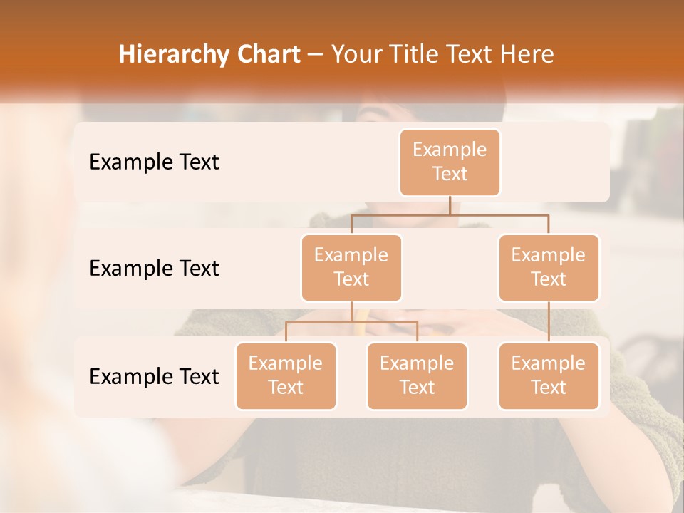 A Woman Sitting At A Table With A Cup In Her Hands PowerPoint Template