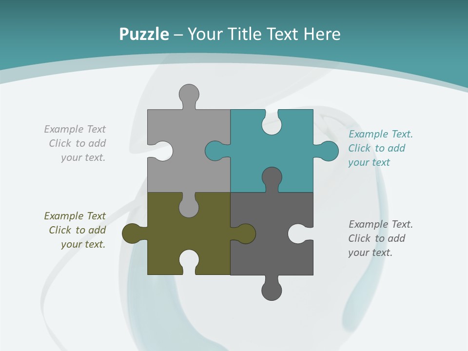 A White And Blue Computer Mouse On A Blue And White Background PowerPoint Template