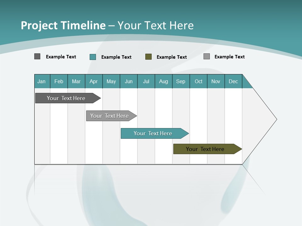 A White And Blue Computer Mouse On A Blue And White Background PowerPoint Template
