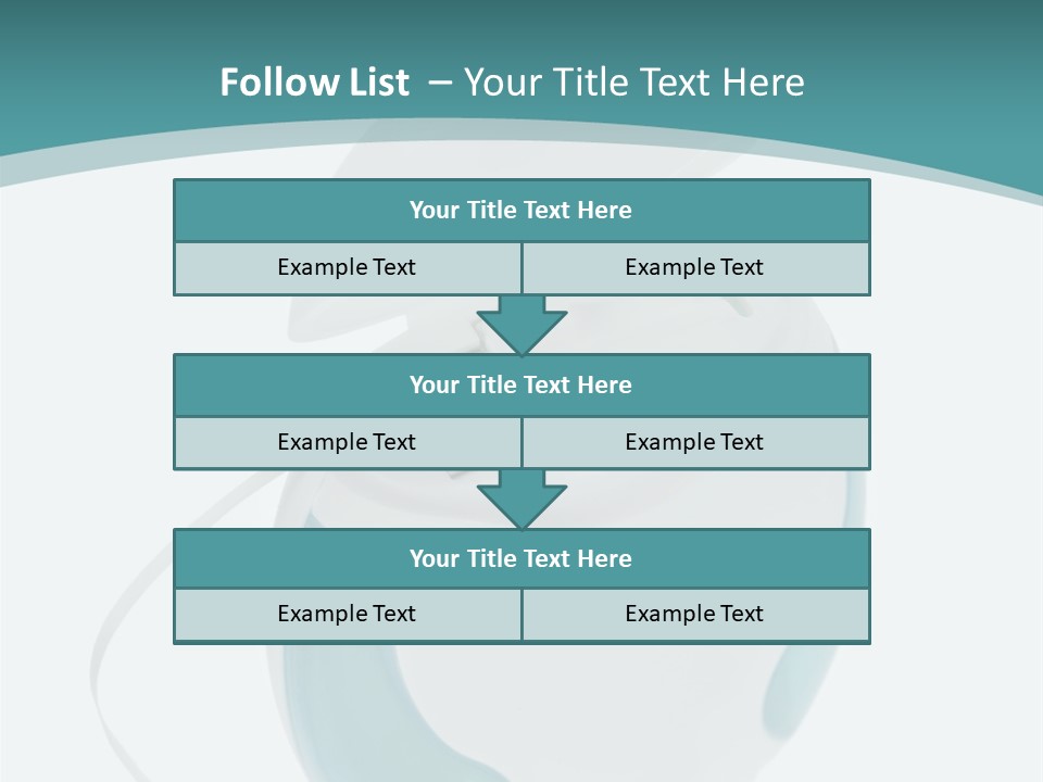 A White And Blue Computer Mouse On A Blue And White Background PowerPoint Template