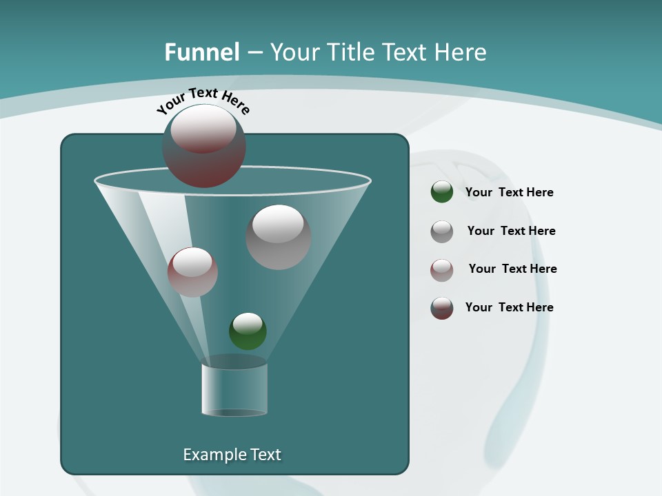 A White And Blue Computer Mouse On A Blue And White Background PowerPoint Template