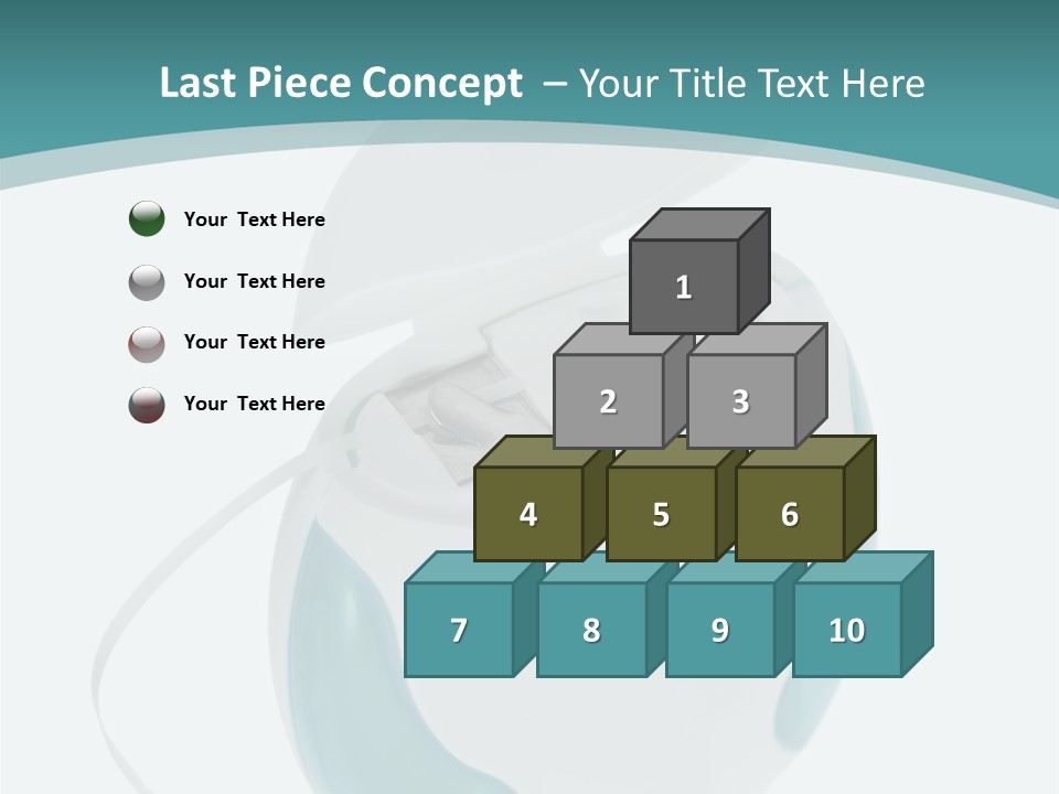 A White And Blue Computer Mouse On A Blue And White Background PowerPoint Template