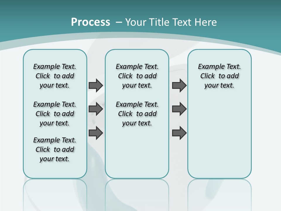 A White And Blue Computer Mouse On A Blue And White Background PowerPoint Template
