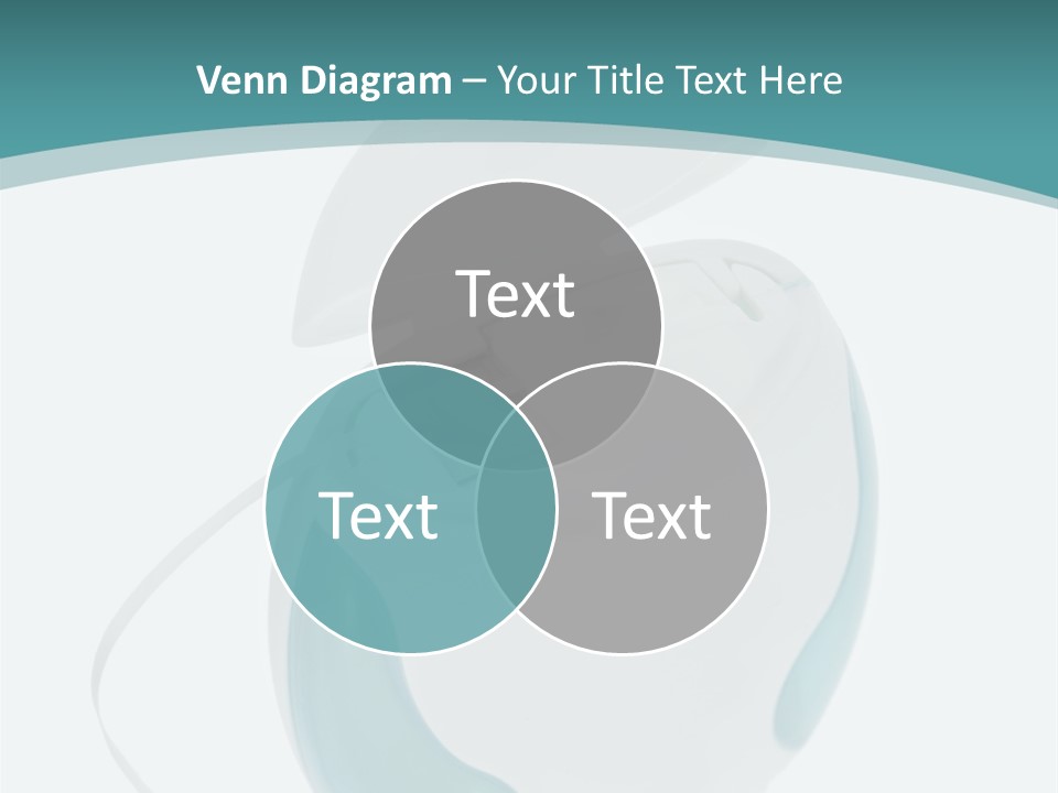 A White And Blue Computer Mouse On A Blue And White Background PowerPoint Template