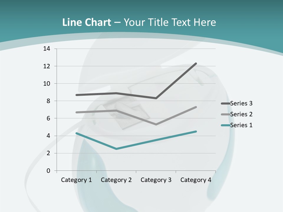 A White And Blue Computer Mouse On A Blue And White Background PowerPoint Template