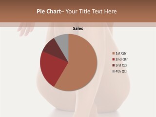 A Nude Woman Sitting On The Ground With Her Legs Crossed PowerPoint Template