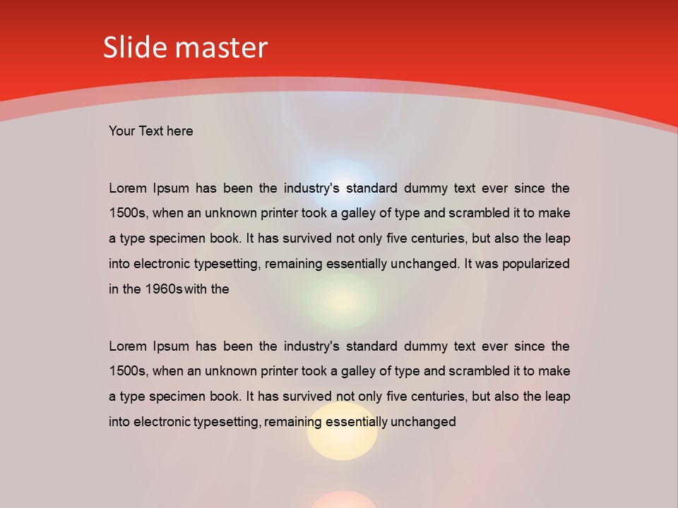 A Person Sitting In A Lotus Position With Seven Chakras PowerPoint Template