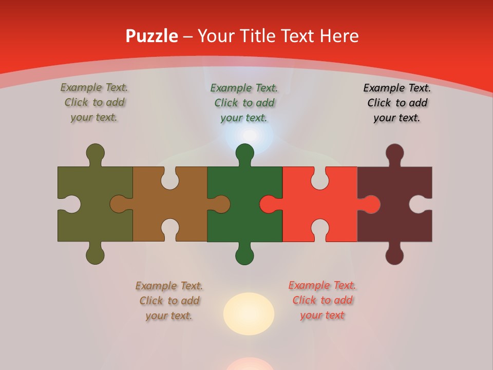 A Person Sitting In A Lotus Position With Seven Chakras PowerPoint Template