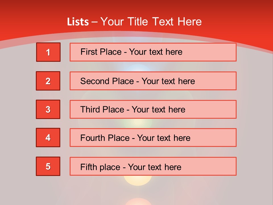 A Person Sitting In A Lotus Position With Seven Chakras PowerPoint Template