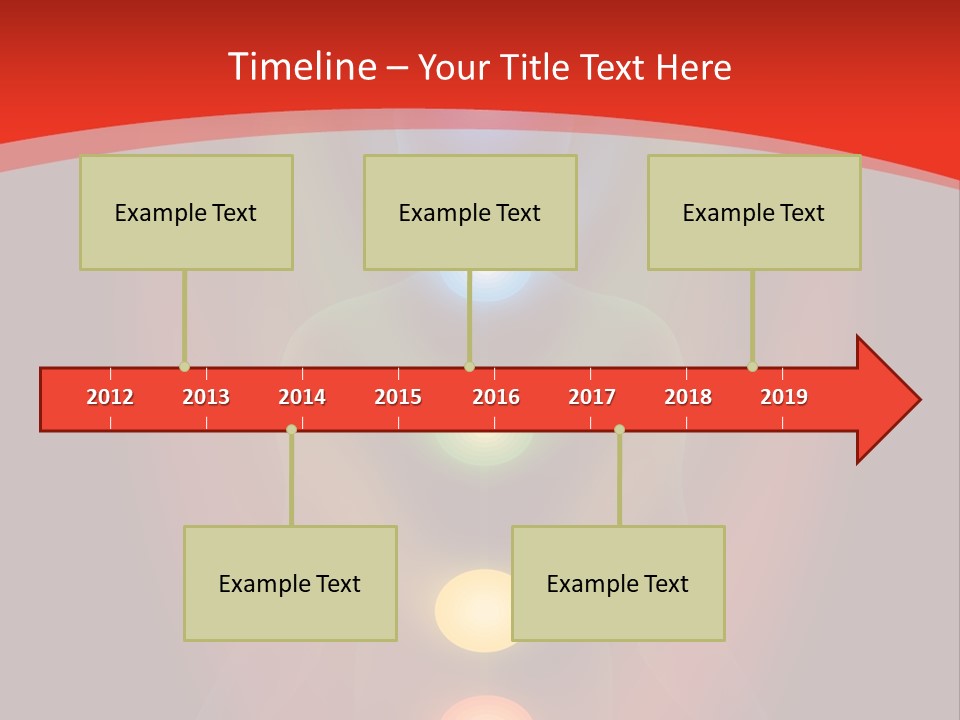 A Person Sitting In A Lotus Position With Seven Chakras PowerPoint Template