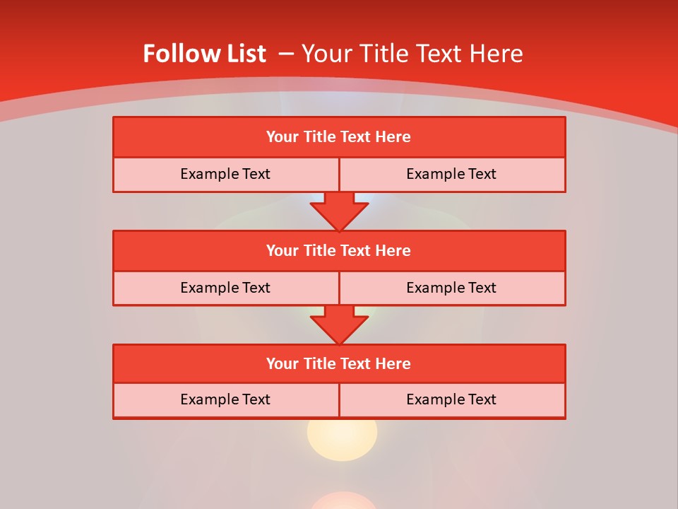 A Person Sitting In A Lotus Position With Seven Chakras PowerPoint Template