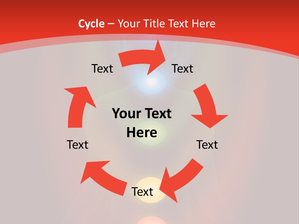 A Person Sitting In A Lotus Position With Seven Chakras PowerPoint Template