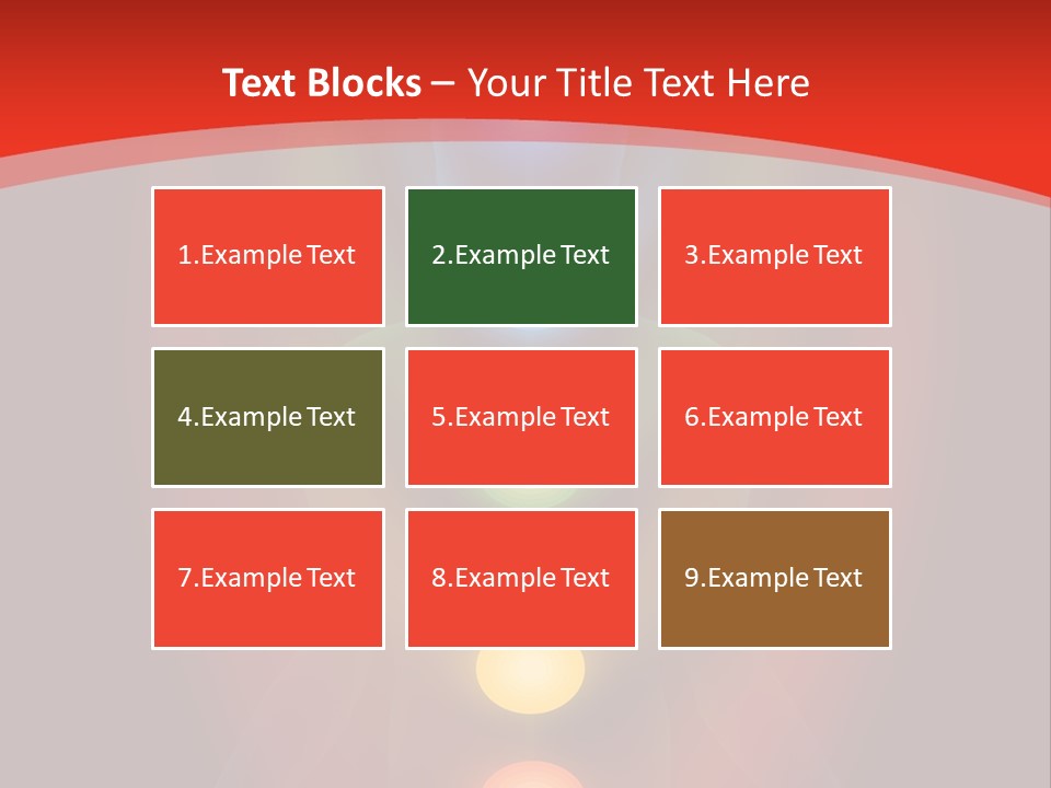 A Person Sitting In A Lotus Position With Seven Chakras PowerPoint Template