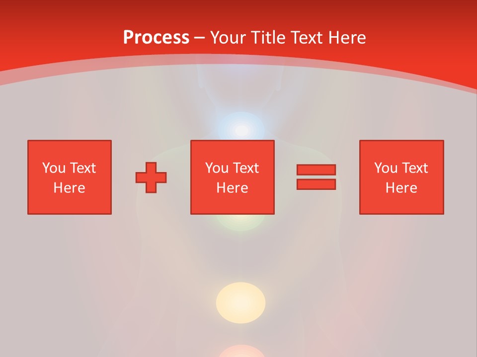 A Person Sitting In A Lotus Position With Seven Chakras PowerPoint Template