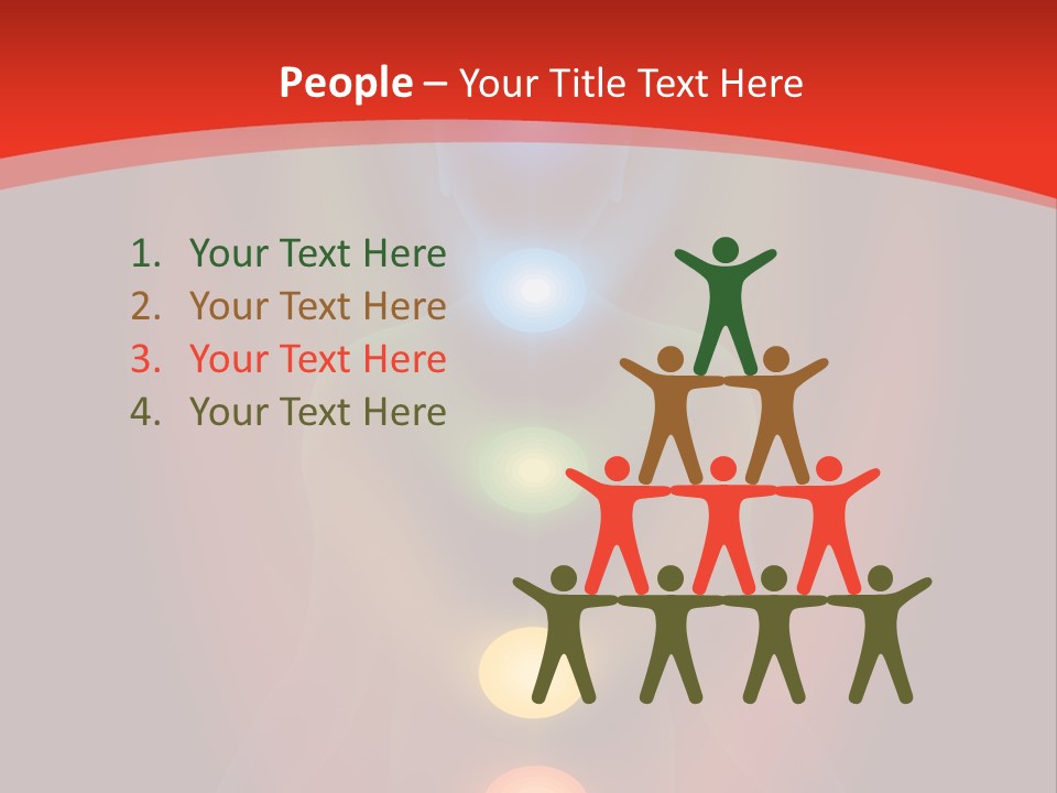 A Person Sitting In A Lotus Position With Seven Chakras PowerPoint Template