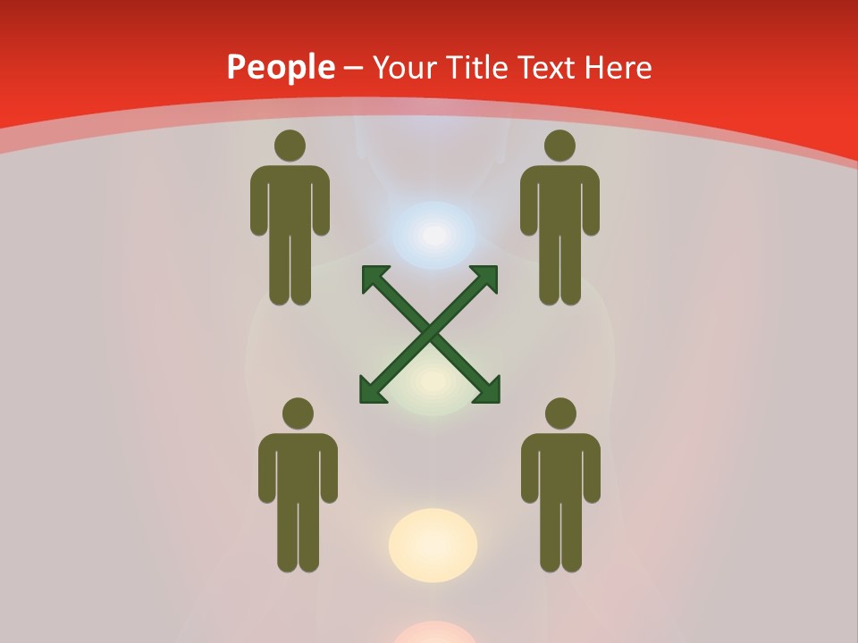 A Person Sitting In A Lotus Position With Seven Chakras PowerPoint Template