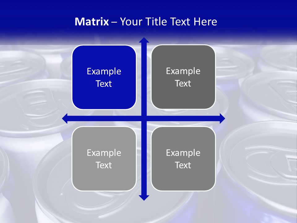 A Large Group Of Soda Cans With The Name Of The Company PowerPoint Template
