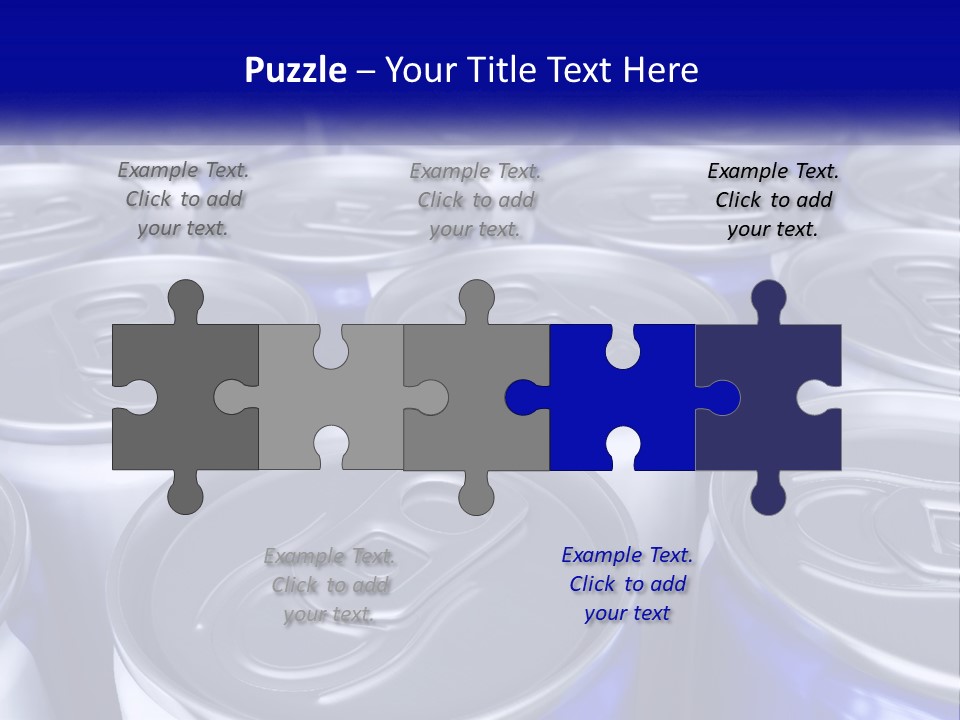 A Large Group Of Soda Cans With The Name Of The Company PowerPoint Template