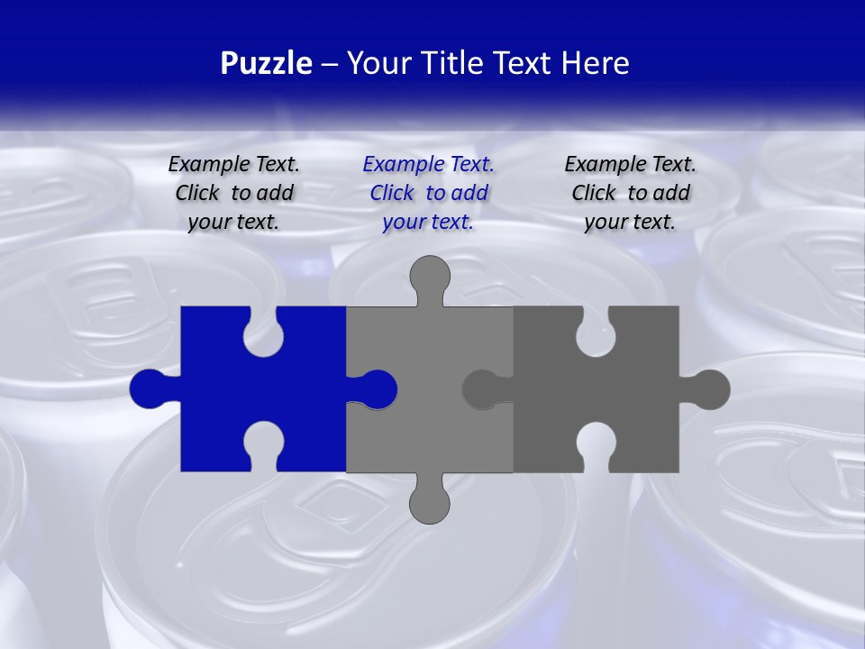 A Large Group Of Soda Cans With The Name Of The Company PowerPoint Template