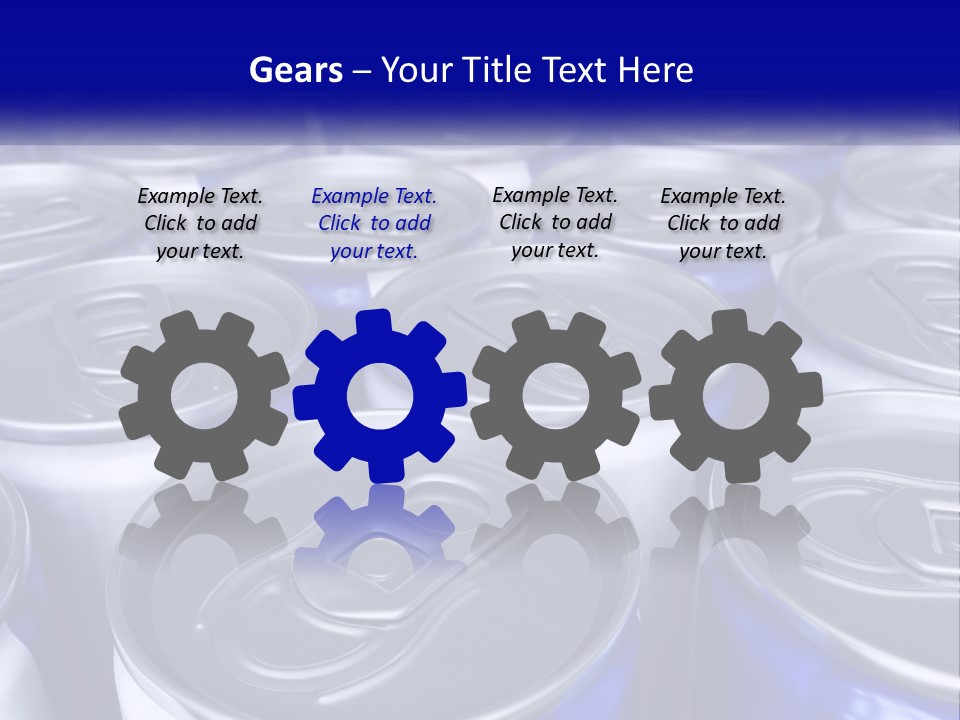 A Large Group Of Soda Cans With The Name Of The Company PowerPoint Template