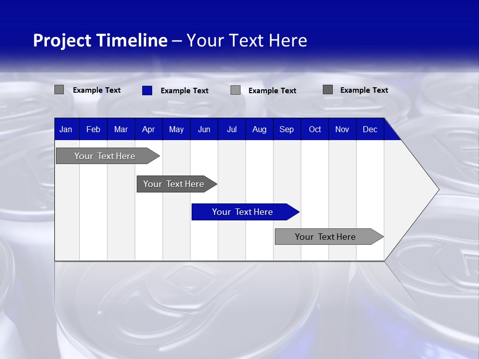 A Large Group Of Soda Cans With The Name Of The Company PowerPoint Template