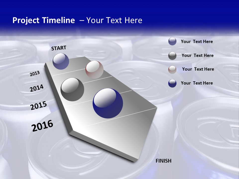 A Large Group Of Soda Cans With The Name Of The Company PowerPoint Template