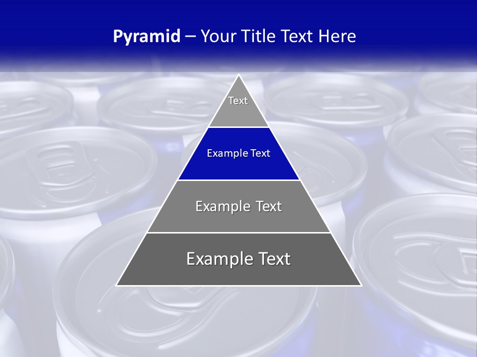 A Large Group Of Soda Cans With The Name Of The Company PowerPoint Template