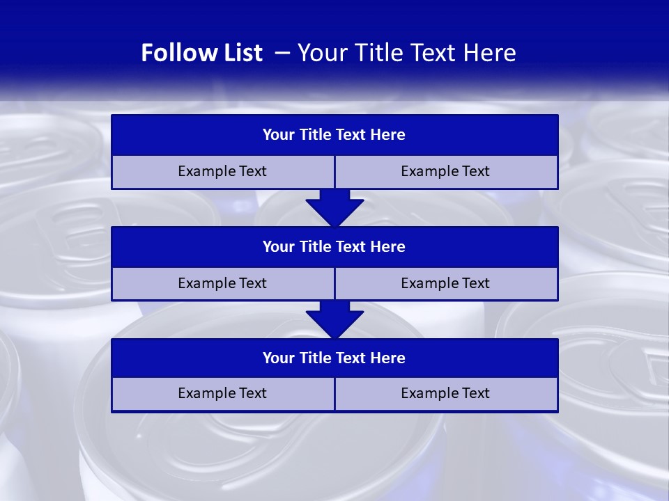 A Large Group Of Soda Cans With The Name Of The Company PowerPoint Template