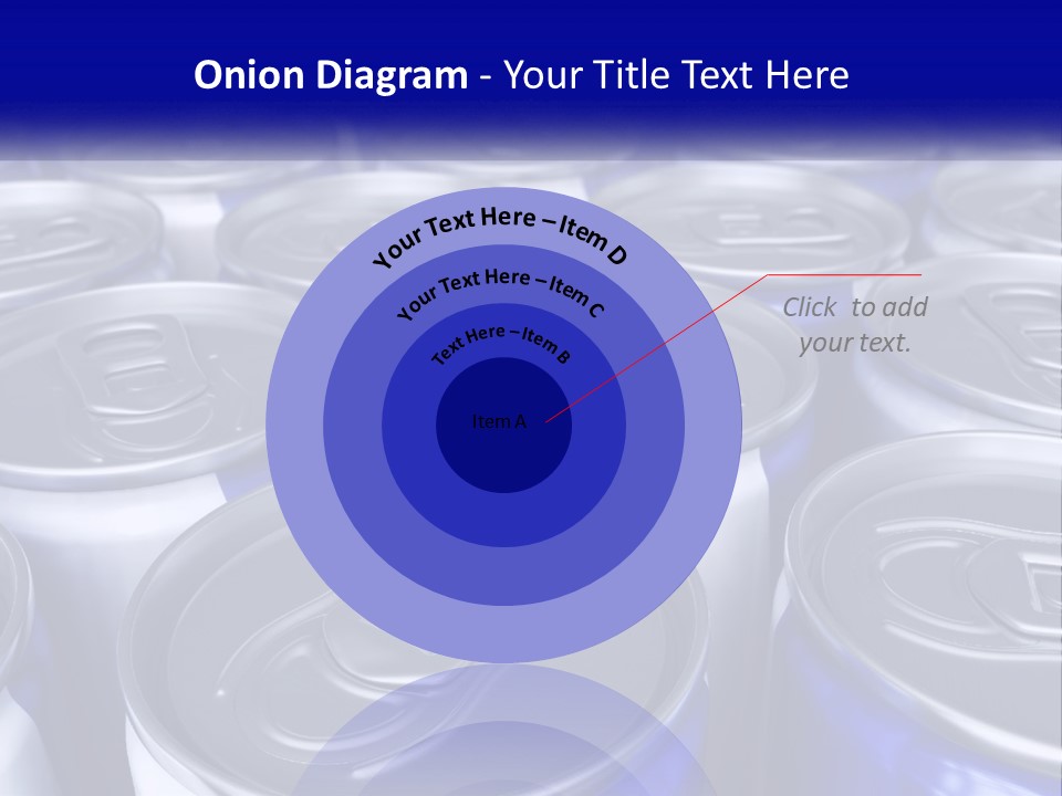 A Large Group Of Soda Cans With The Name Of The Company PowerPoint Template