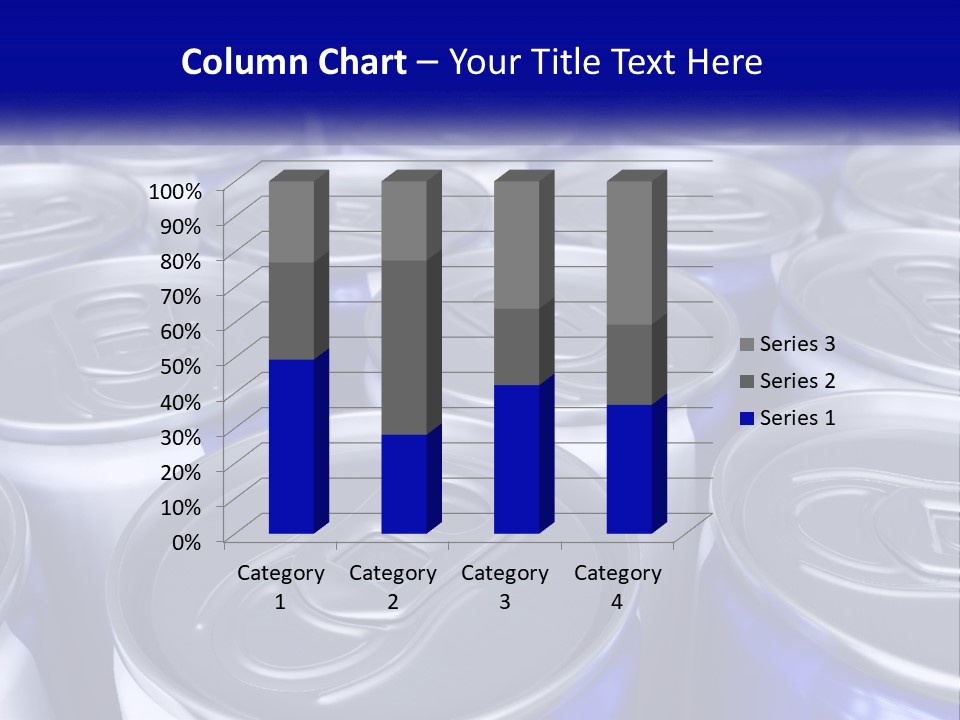 A Large Group Of Soda Cans With The Name Of The Company PowerPoint Template