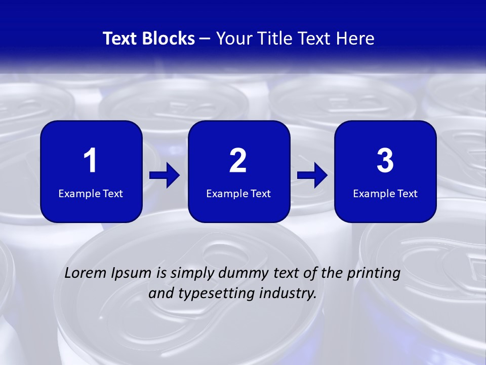 A Large Group Of Soda Cans With The Name Of The Company PowerPoint Template