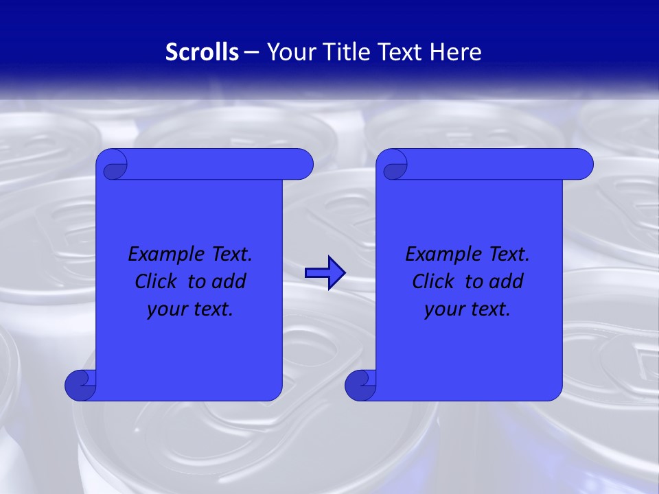 A Large Group Of Soda Cans With The Name Of The Company PowerPoint Template