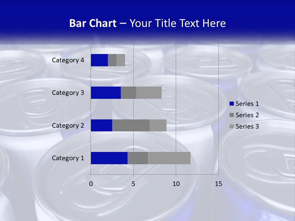 A Large Group Of Soda Cans With The Name Of The Company PowerPoint Template