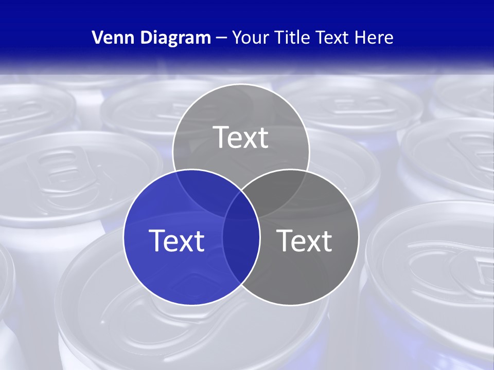 A Large Group Of Soda Cans With The Name Of The Company PowerPoint Template