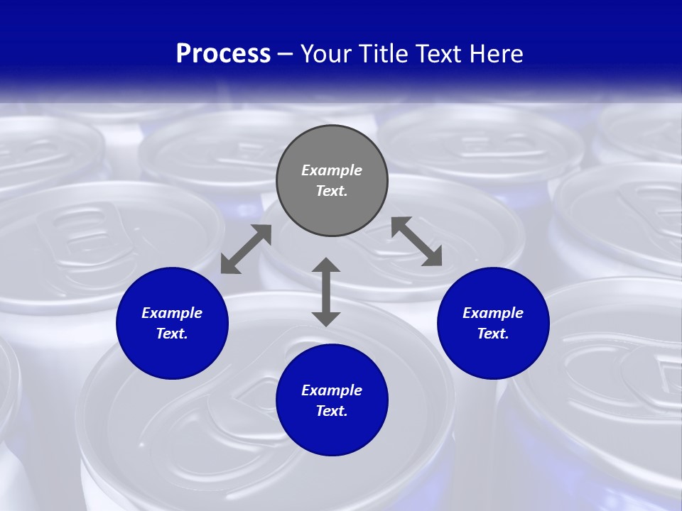 A Large Group Of Soda Cans With The Name Of The Company PowerPoint Template