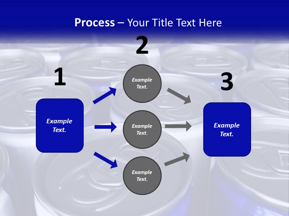 A Large Group Of Soda Cans With The Name Of The Company PowerPoint Template