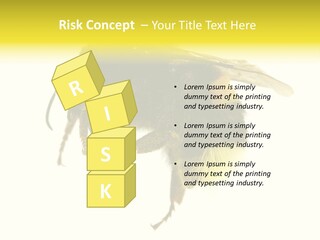 A Close Up Of A Bee On A White Background PowerPoint Template