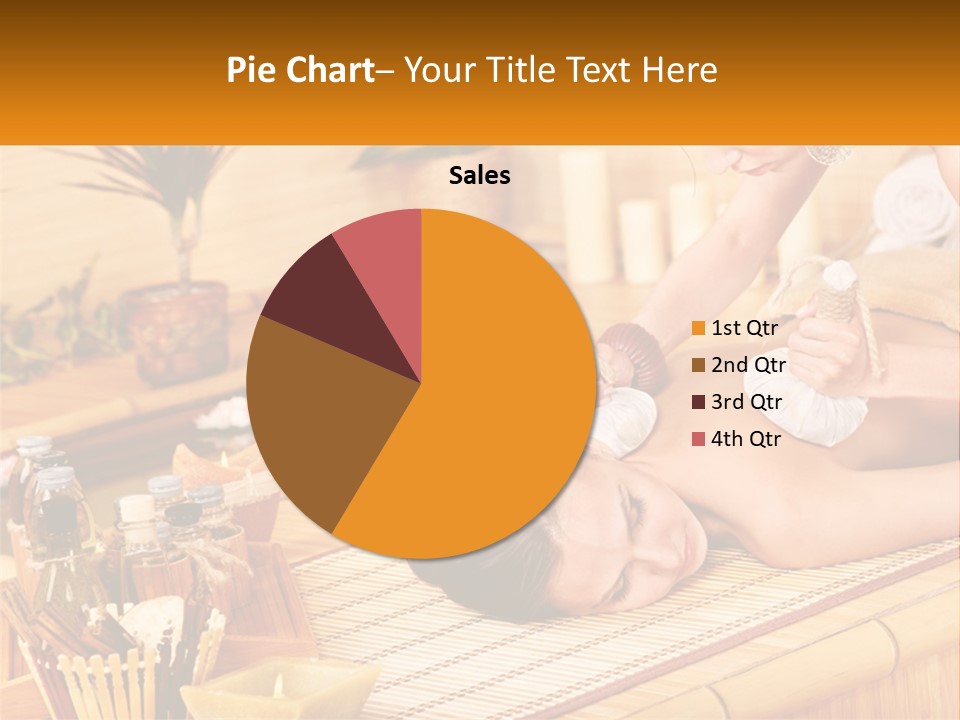 A Woman Getting A Back Massage At A Spa PowerPoint Template