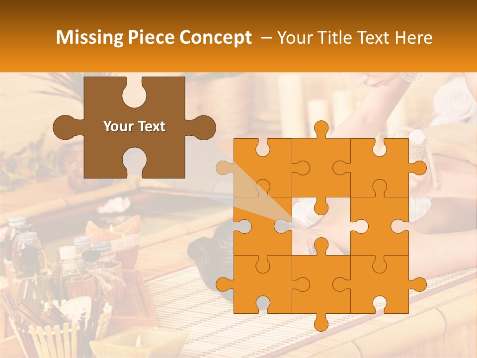 A Woman Getting A Back Massage At A Spa PowerPoint Template